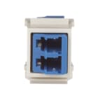 Panduit - NK LC Duplex Adapter Module, IW, Ceramic