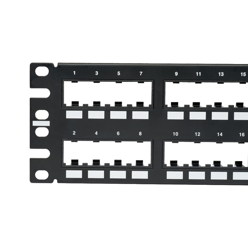 Panduit - 48-Port Flush Mount Patch Panel with Ver