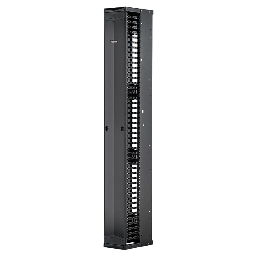 Panduit - PE2V Cable Manager - 8" Wide - Single Si