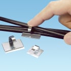 Panduit - Clip pour cable adhésif en acier zingué;faisceau 15,7mm;Cdt100
