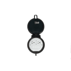 Panduit - Data Access Port, 4in. Base w/ Black Cov