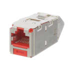 Panduit - Mini-Com Cat 6 Up/Down Jack Module, Shie