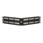Panduit - NK modular faceplate patch panel, Angled