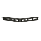 Panduit - NK modular faceplate patch panel, Angled