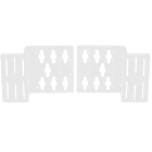 Panduit - 4 Post PDU Bracket - White