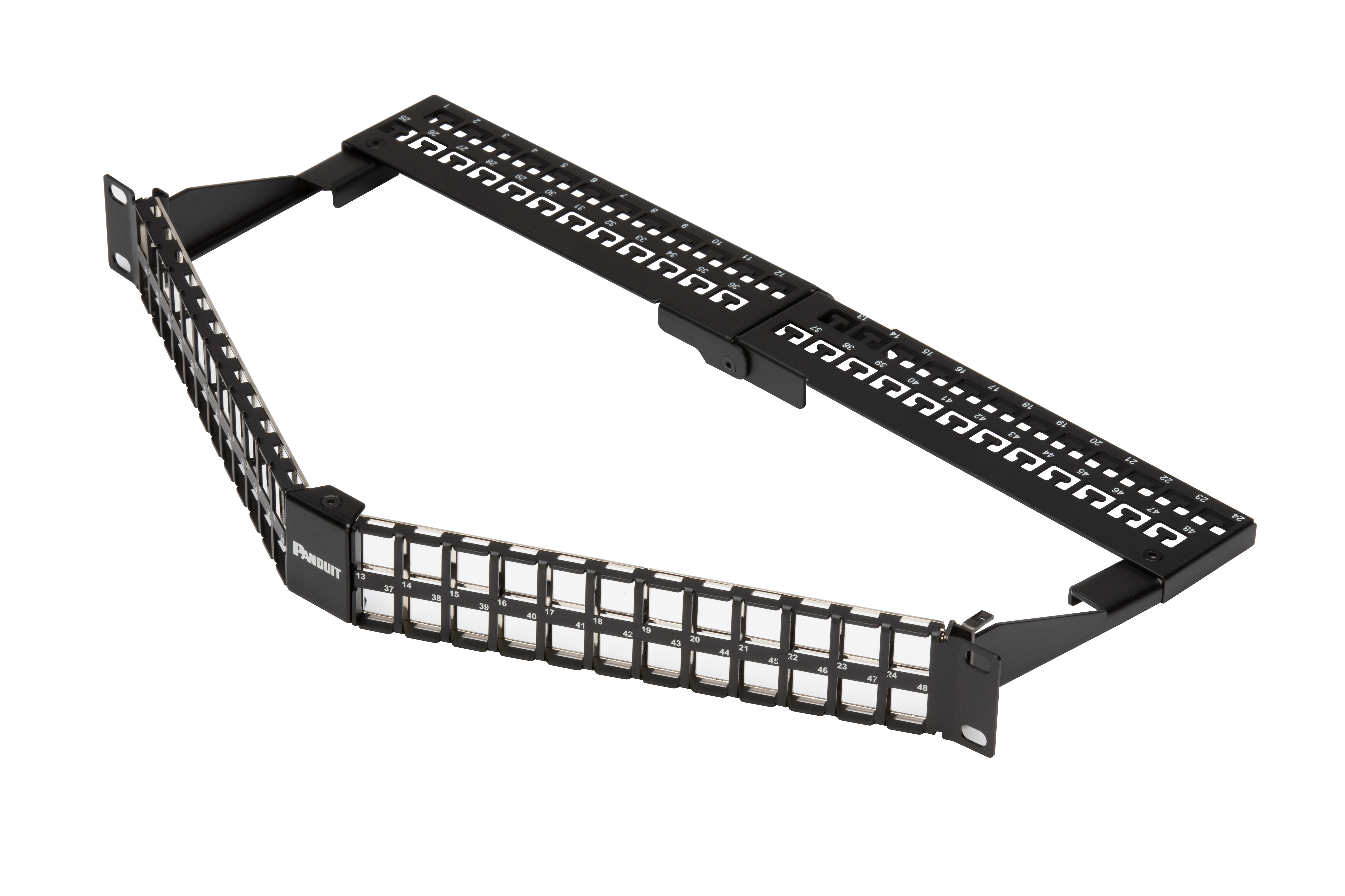 Panduit - Keystone 24 Port Angled Shielded Panel w