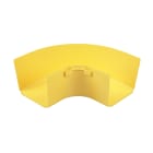 Panduit - Fiber Runner Angle90° à plat 100x100 Jaune LSZH