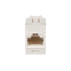 Panduit - Module jack avec cadre de montage Mini-Com? UTP RJ45,Cat 6,TG,Blanc cass,Qté:100