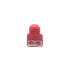 Panduit - Clips entierement isolés PA 6.6 en vrac;4,8x0,5;22-18 AWG(0,5-1,0);rouge;Cdt.100