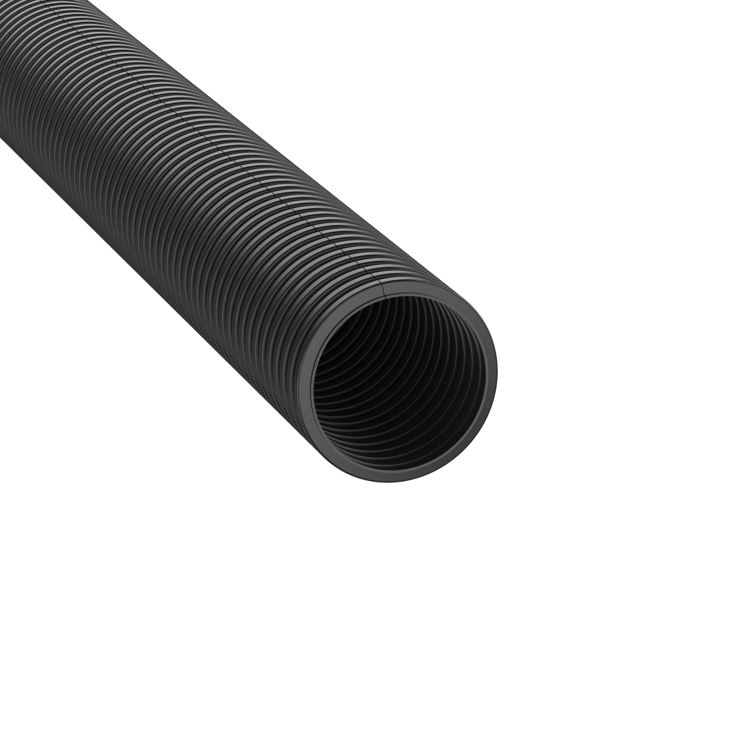 Panduit - Gaine annelée à paroi ouverte ; Couleur : noir ; Diamètre intérieur (mm) : 32,8