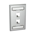 Panduit - Faceplate, 2 Port, Single Gang, Classic,