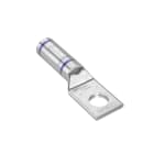 Panduit - Cosse 6 AWG cuivre;1 trou 1/4";fût standard;fenêtre inspection;Cdt.50