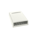 Panduit - Surface Mount Box, 4 Port, Off White