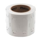 Panduit - Etiquette marqueur de câbles blanc; 76,2x25,4mm; fixation par colliers; impressi