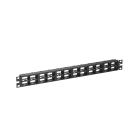 Panduit - Patch Panel, 48 Port, Modular HD, Black