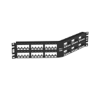 Panduit - Patch Panel, 48 Port, Modular Angled Flu