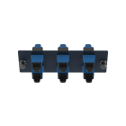 Panduit - FAP w/6 SC Simpl AdapterS (BU) Zirconia