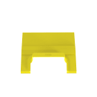 Panduit - Fiber Runner couvercle SpillOver 100x100 pour Goulotte 300x100 Jaune LSZH