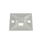 Panduit - Embase fixation par vis M3;4 voies;28,5x28,5mm;P.A 6.6;Naturel;Cdt.500;A utilise