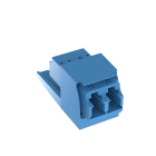 Panduit - Duplex LC Fiber Adapter (BU) With Module