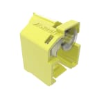 Panduit - Recessed Lock-In device, 10 in yellow wi
