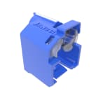 Panduit - Recessed Lock-In device, 10 in blue with