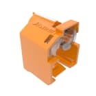 Panduit - Recessed Lock-In device, 10 in orange wi