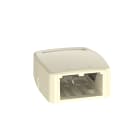 Panduit - Mini Com 2 port Surf Mt Box w/quick rele