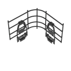 Panduit - Intersection Bend Radius Control, 6" Hig