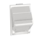 Panduit - Module, LJU6C, Sloped, Shuttered, Arctic