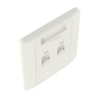 Panduit - NK 2-port, single gang, 86mm x 86mm, shu