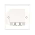 Panduit - Faceplate, 2 Port, 86x86mm, Single Gang,