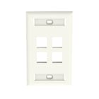 Panduit - NK 4-port, single gang, flush mount vert