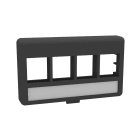 Panduit - NetKey Furniture Faceplate with Label Po