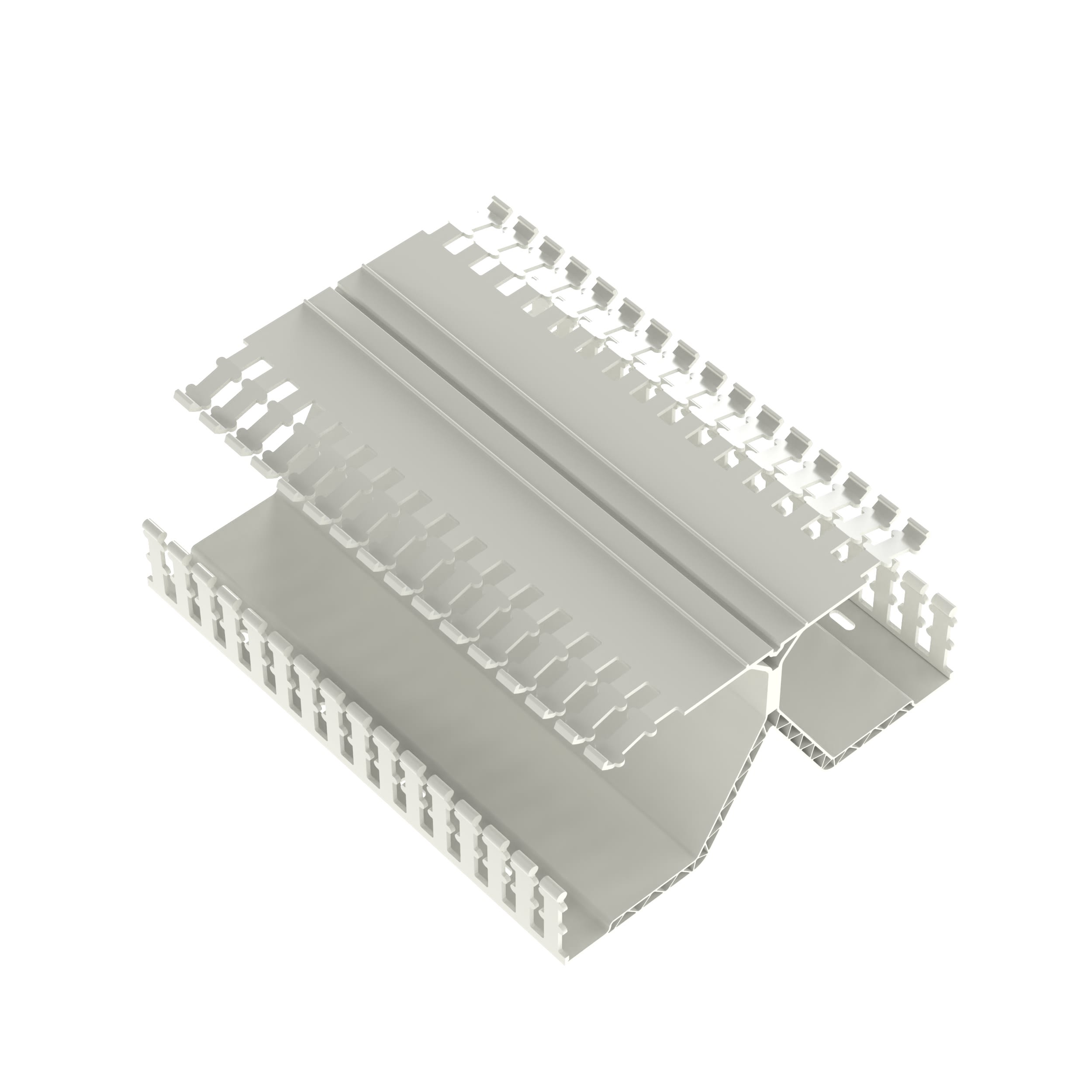 4 Height PanelMax DIN Wiring Duct (base, Panduit