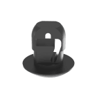 Panduit - Embase à pression pour panneau ép 3,2mm;PA 6.6 Noir haute température;Cdt1000