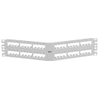 Panduit - Mini Com 48 port angled all metal patch