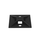 Panduit - Embase adhésive haute température;4 voies;28,5x28,5 mm;P.A 6.6;Noir;Cdt.100;A ut