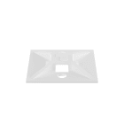 Panduit - Embase adhésive haute température;4 voies25,4x25,4mm;ABS;Naturel;Cdt.100;A utili