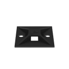 Panduit - Embase adhésive;4 voies;25,4x25,4mm;ABS;Noir;Cdt.100