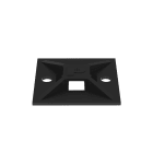 Panduit - Embase adhésive;4 voies;25,4x25,4mm;ABS;Noir;Cdt.100;A utiliser avec les collier