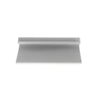 Panduit - Clip adhésif;profil en J surbaissé;diamètre 6.4mm max;PVC;Gris;Cdt.100