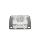 Panduit - Embase pivotante; support Alu à fixer avec époxy;28,7x28,7mm;Naturel;Cdt.10