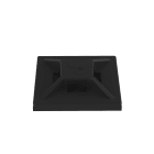 Panduit - Embase adhésive haute température;4 voies;19,1x19,1mm; ABS;Noir UV;Cdt.500