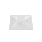 Panduit - Embase adhésive haute température;4 voies;19,1x19,1mm; ABS;Naturel;Cdt.500