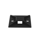 Panduit - Embase adhésive haute température;4 voies;28,5x28,5mm;P.A 6.6;Noir;Cdt.500;A uti