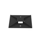 Panduit - Embase adhésive;4 voies;38,1x38,1mm;P.A 6.6; Noir ; Cdt.50