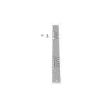 Panduit - Kits barres-peigne ; L 19" (483 mm) ; 20 trous ; esp 5/8 (15,9 mm) ; écrou-cage