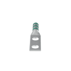 Panduit - Copper Compression Lug, 2 Hole, #4 - #3