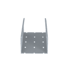 Panduit - Goulotte de câblage;PVC gris clair;4x3pouces;couvercle à ajouter;Cdt.6pieds